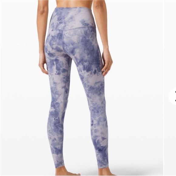 lululemon athletica Pants - Lululemon NWOT Purple Diamond Dyed Aligns 24”